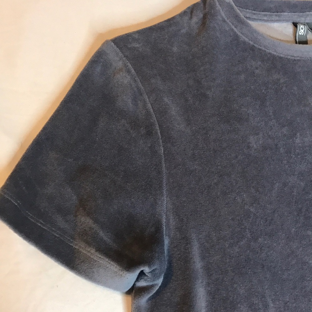 ASOS velour tee - Picture 6 of 8